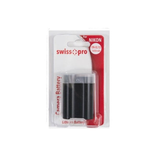 Swiss Pro EN‐EL 15 1600mAh (Per Nikon) Swiss Pro EN‐EL 15 1600mAh (Per Nikon)
